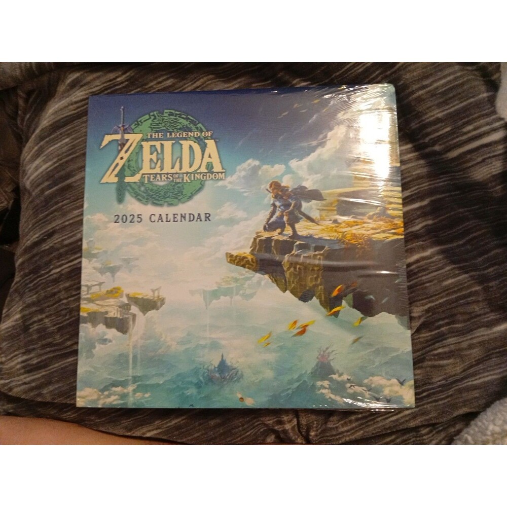 Legend of Zelda: Tears of the Kingdom 2025 Wall Calendar - New & Sealed